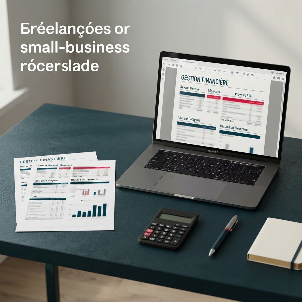 Tableau PDF de gestion de budget et de trésorerie.